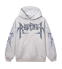 Revenge Shibuya Hoodie Cement front
