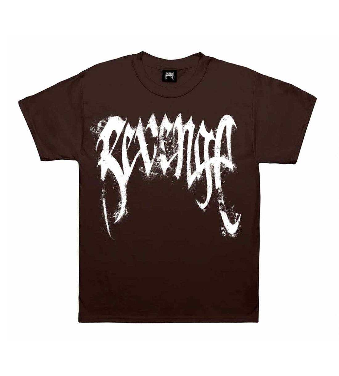 Revenge St Michale Tee Chocolate Brown Front View