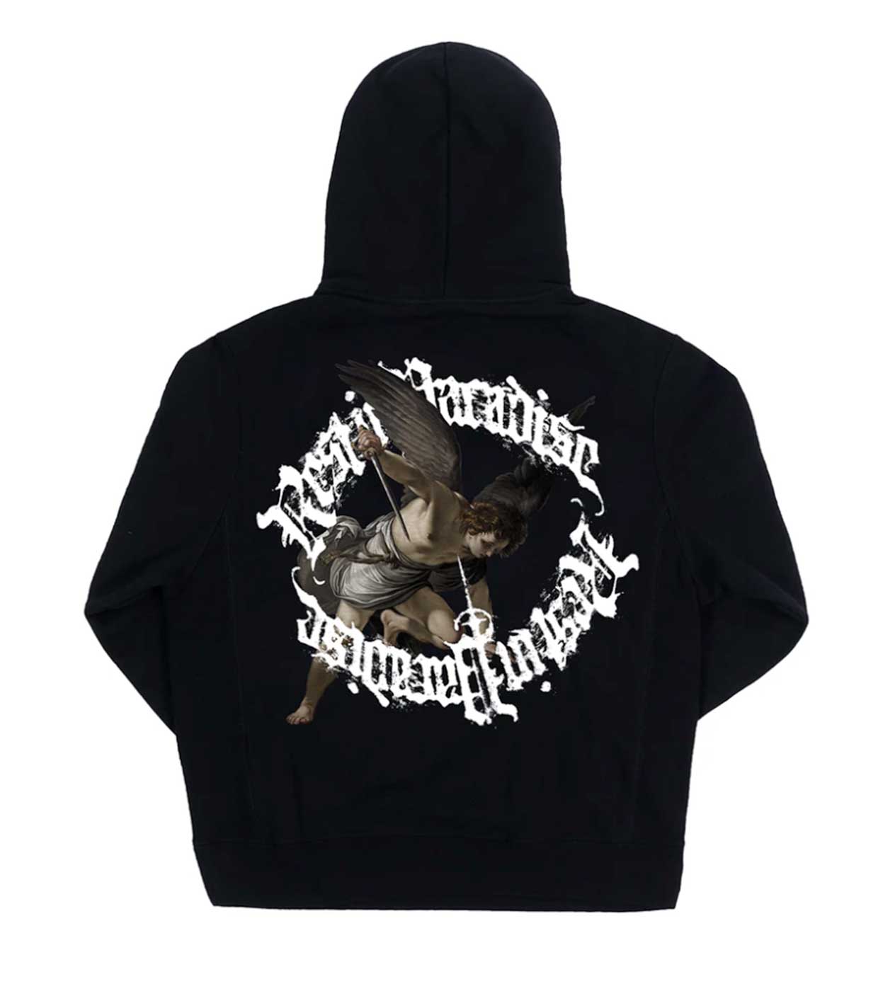 Revenge St. Michaels Hoodie Black Back View