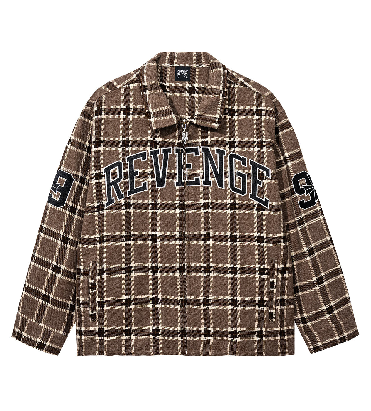 Revenge Valkyrie Embroidered Flannel Brown – Restock AR