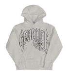 Revenge Web Cross Hoodie Cement