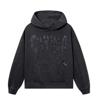 Revenge Xxxtentacion Heartbreak Hoodie Vintage Black front view
