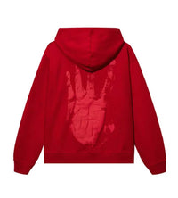 Revenge Xxxtentacion X Kill Outline Red Hoodie Back View