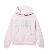 Revenge x Xxxtentacion Heartbreak Bejeweled Hoodie Baby Pink