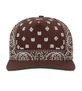 Rhude Bandana Canvas Hat Brown/White