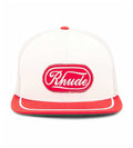 Rhude Patch Trucker Hat Off-White/Red