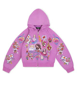 Righteous Risen King Zip Up Hoodie Purple