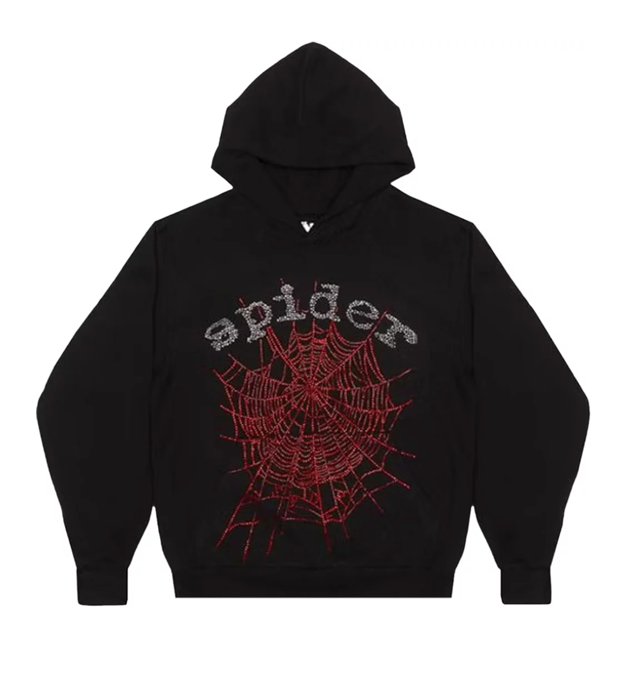Sp5der OG Rhinestone Hoodie Black | Restock AR Sp5der OG Rhinestone Hoodie Black | Restock AR
