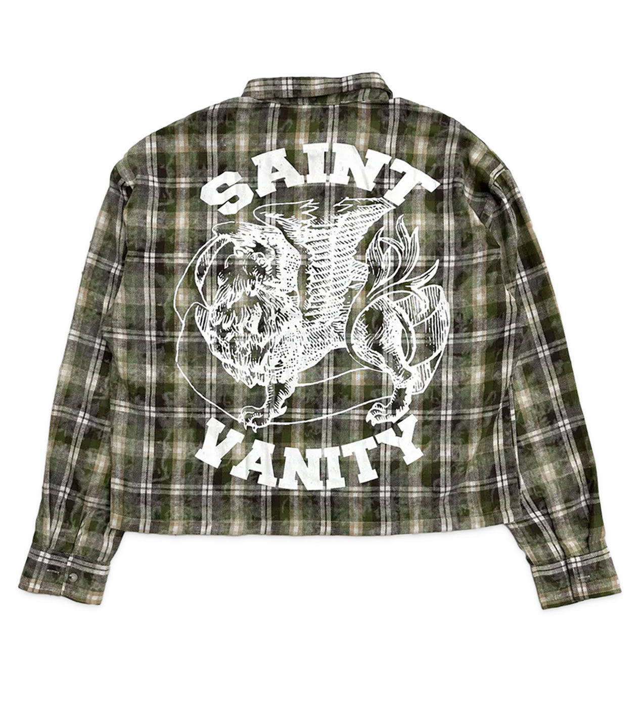 Saint Vanity Flannel Green/Brown – Restock AR