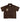 Saint Vanity Nylon Button Zip Up Tee Brown front