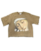 Saint Vanity Saint Love Crewneck Tee Tan