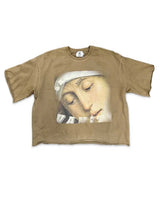 Saint Vanity Saint Love Crewneck Tee Tan