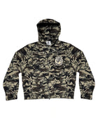 Saint Vanity Summer Camo Nylon Hooded Cargo Jacket