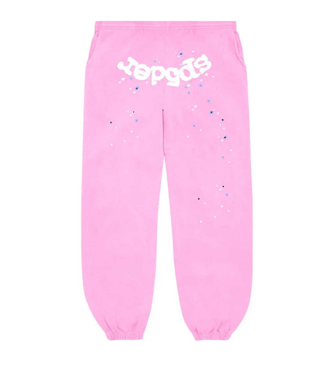 Product Image Of Sp5der Atlanta Sweatpants Pink Front View