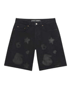 Sp5der Beluga Denim Short Black