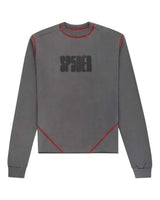Sp5der Contrast Stitch L/S Tee Taupe