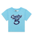 Sp5der Cuntry 5 Baby Tee Sky Blue