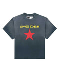 Sp5der Five Point Tee Vintage Black