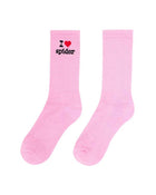 Sp5der I Heart Sp5der Sock Pink