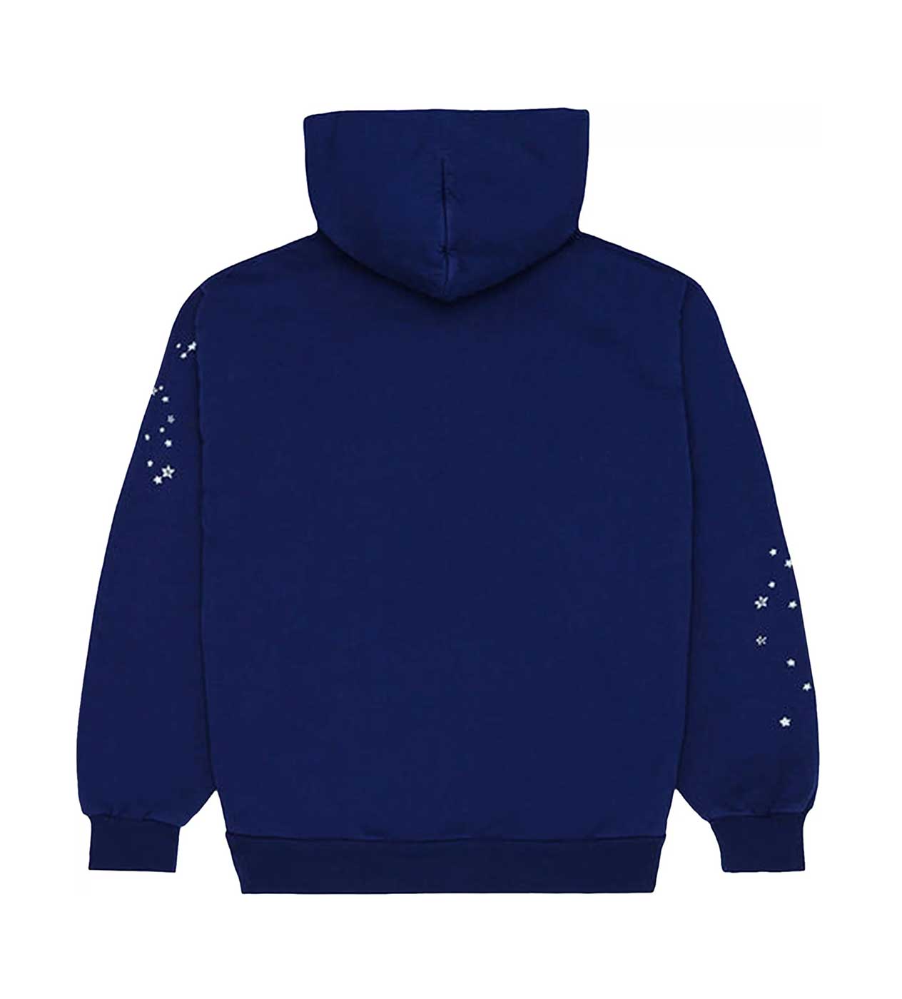 Sp5der OG Web Hoodie Navy Back View