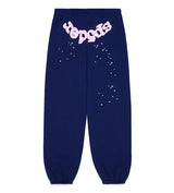 Sp5der OG Web Sweatpants Navy/Pink