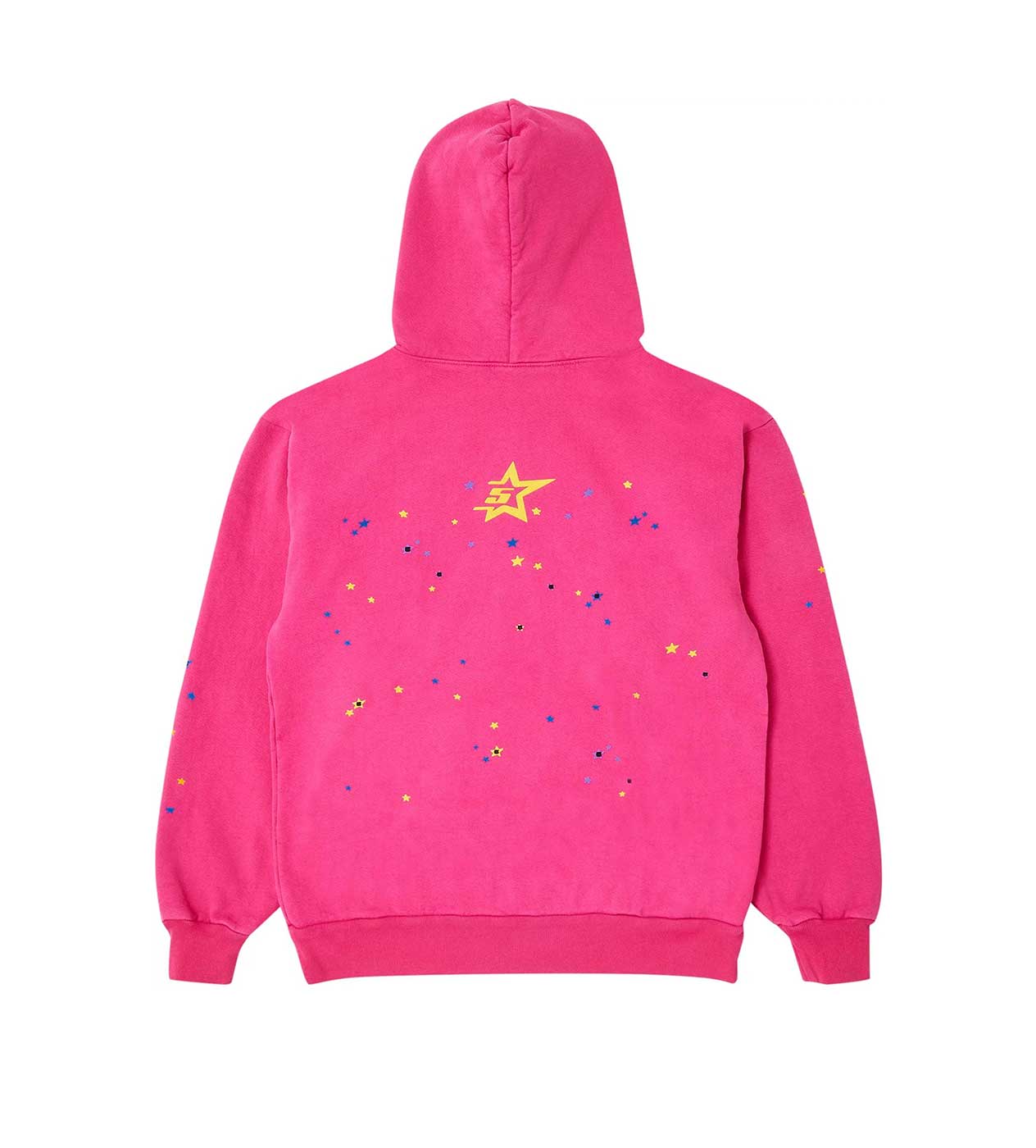 Sp5der P*nk Hoodie V2 Pink Back View