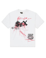 Sp5der Scribble Tee White