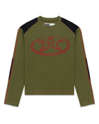 Sp5der Service L/S Tee Chive Green