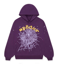 Sp5der Star OG Web v2 Hoodie Purple
