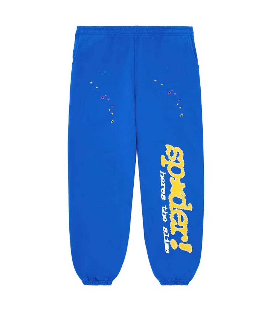 Product Image of Sp5der Sweatpants Marina Blue Front View