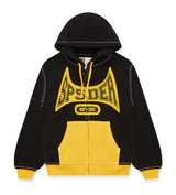 Sp5der T&F Zip-Up Hoodie Black/Yellow