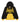 Sp5der T&F Zip-Up Hoodie Black/Yellow