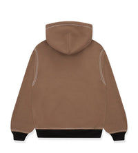 Sp5der T&F Zip-Up Hoodie Brown/Red