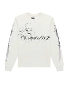 Sp5der Wait L/S Tee White