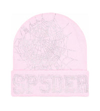 Sp5der Web Beanie Pink