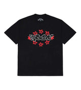 Sp5der WorldWide Star Tee Black Red