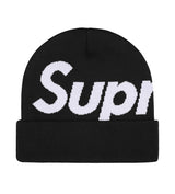 Supreme Big Logo Beanie Black