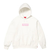 Supreme Box Logo Hoodie White/Pink