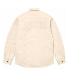 Supreme Faux Shearling Lined Work Shirt Natural