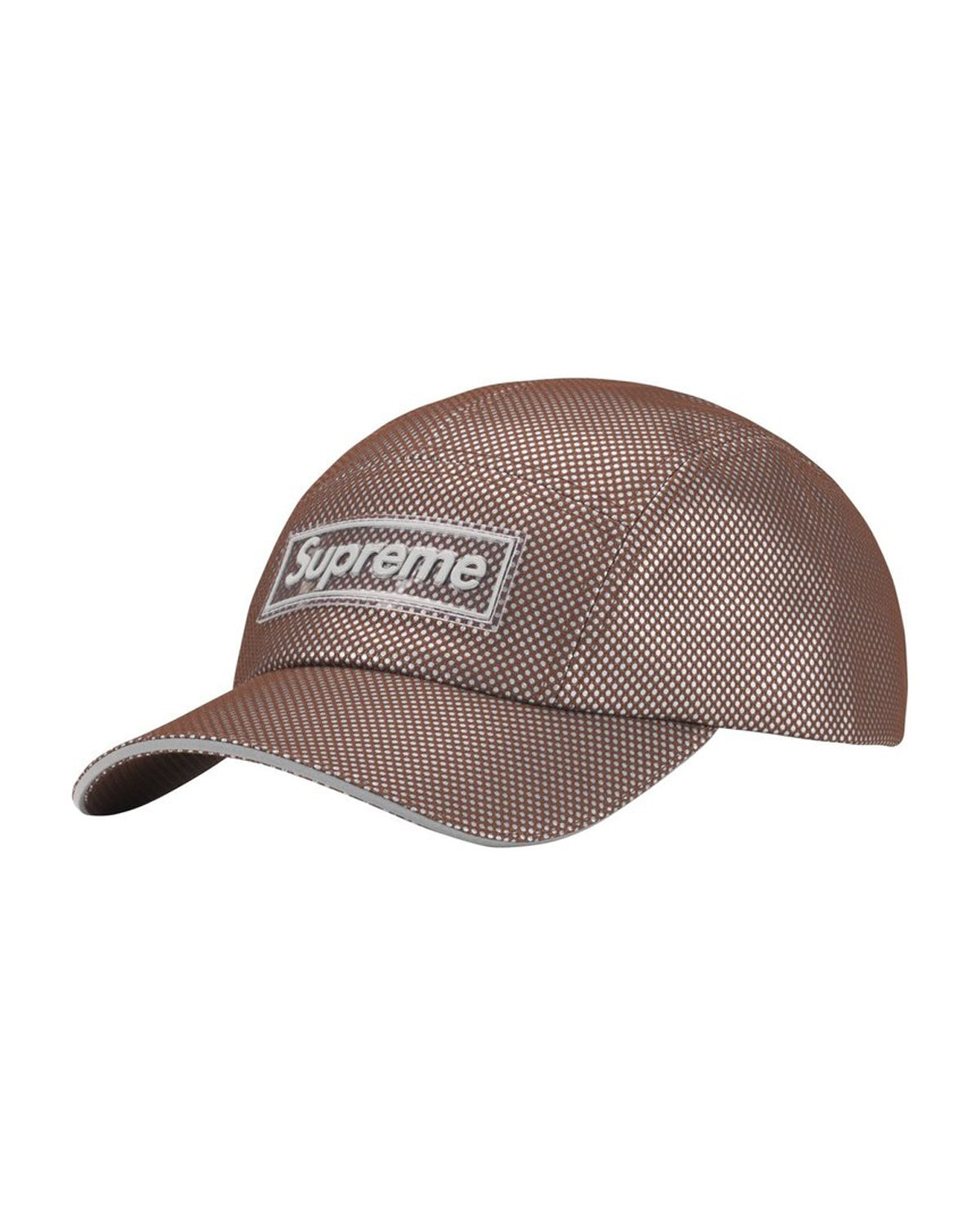 Supreme Metallic Mesh Camp Cap Brown – Restock AR