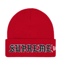 Supreme Old English Beanie Red/Black
