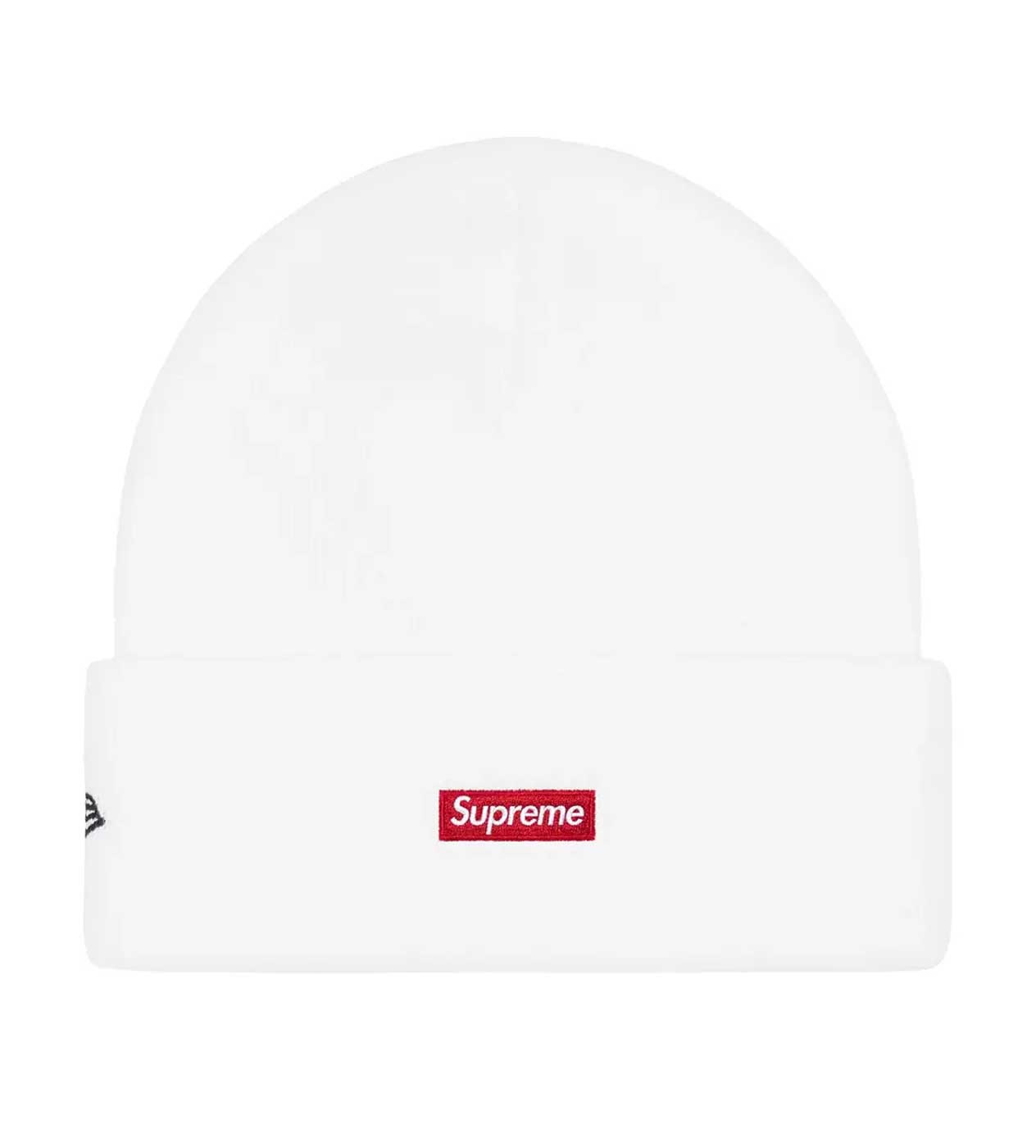 Supreme Old English Beanie White/Gold