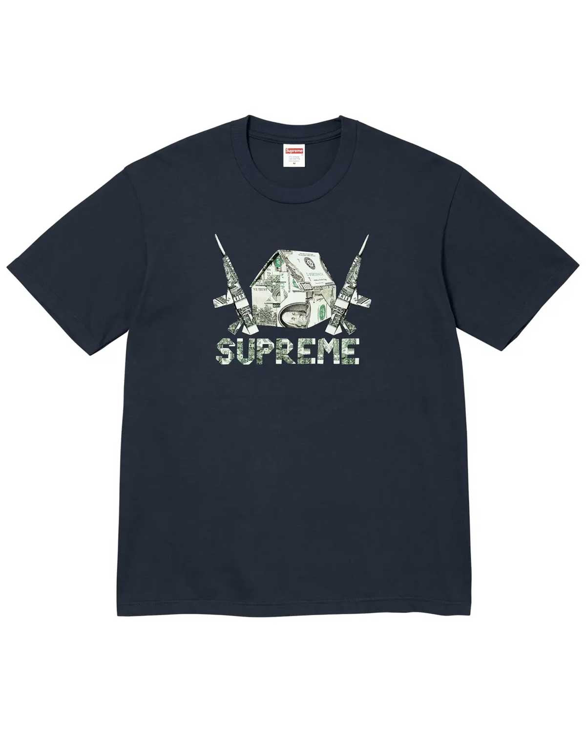 Supreme Origami Tee Navy オリガミTシャツ ネイビー M Supreme Origami Tee Navy – Restock AR