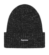 Supreme Overdyed Beanie Metallic Black SS25