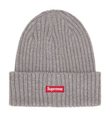 Supreme Overdyed Beanie Metallic Silver SS25