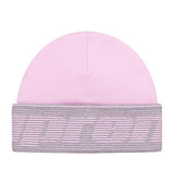 Supreme Reflective Jacquard Cuff Beanie PInk