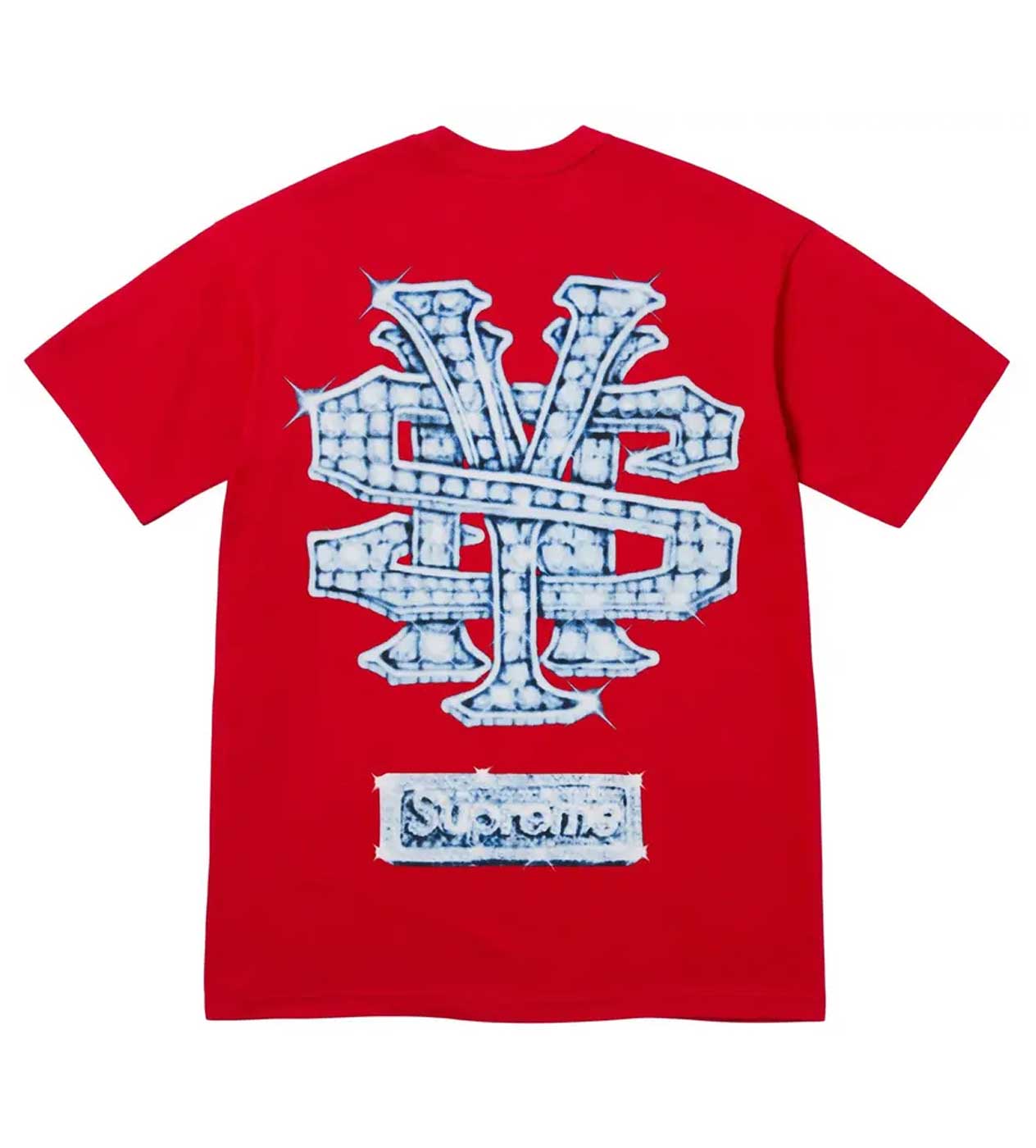 Supreme Snowman Tee Red