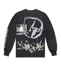 Travis Scott Fragment Logo Long Sleeve Back View