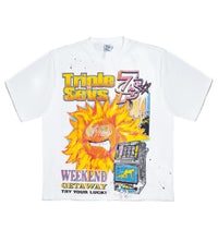 Triple Seven Weekend Getaway Tee White