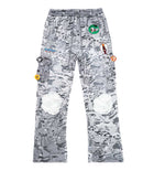 Triple Sevens Camo Sweatpants Grey